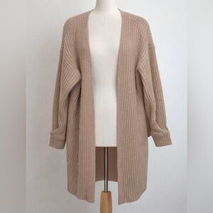 Missguided Chunky Ribbed Open Front Cardigan